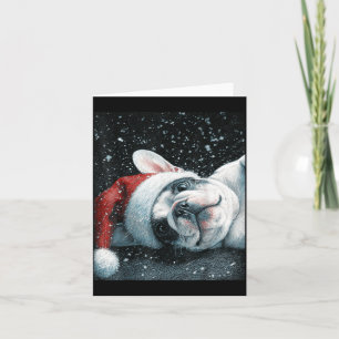 I Love My French Bulldog Christmas Cute  Card