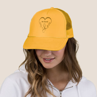 I Love My Friends - Cuddles Trucker Hat