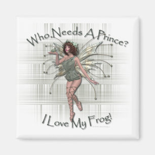 I Love My Frog Magnet