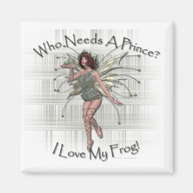 I Love My Frog Magnet (Front)