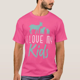 I Love My Funny Farmer Farm Animal Farming Goat T-Shirt