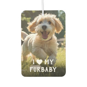 I Love My Fur Baby Dog Air Freshener