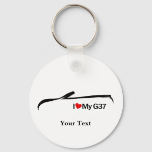I Love My G37 Convertible Key Ring