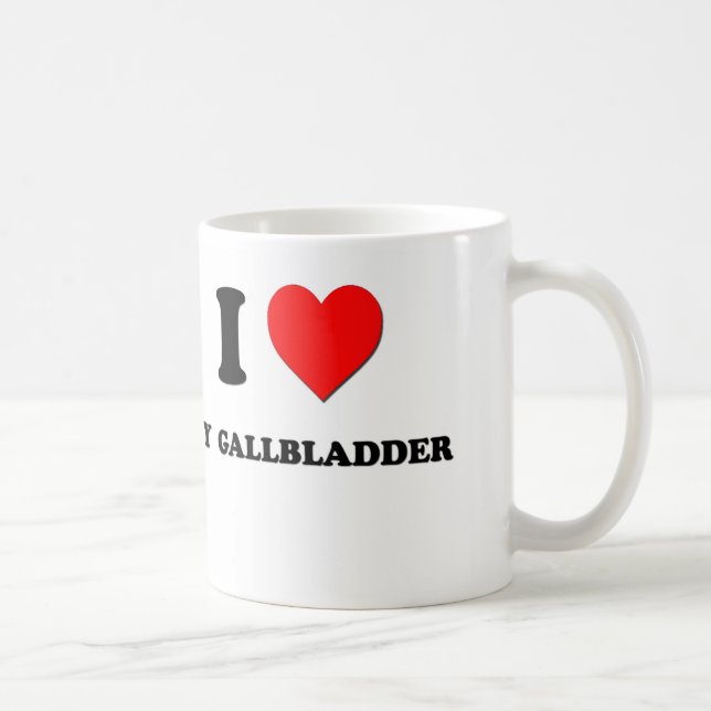 I Love My  Gallbladder Coffee Mug (Right)