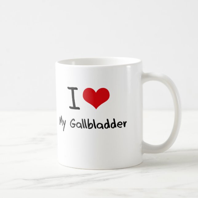 I Love My  Gallbladder Coffee Mug (Right)