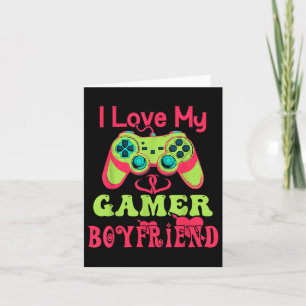 I Love My Gamer Boyfriend Heart Bf Video Games, Ga Card