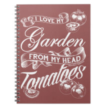 I Love My Garden (White Text)