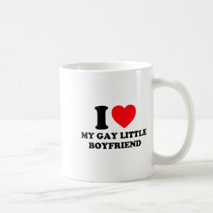 I Love My Gay Little Boyfriend Funny Y2k Valentine Coffee Mug