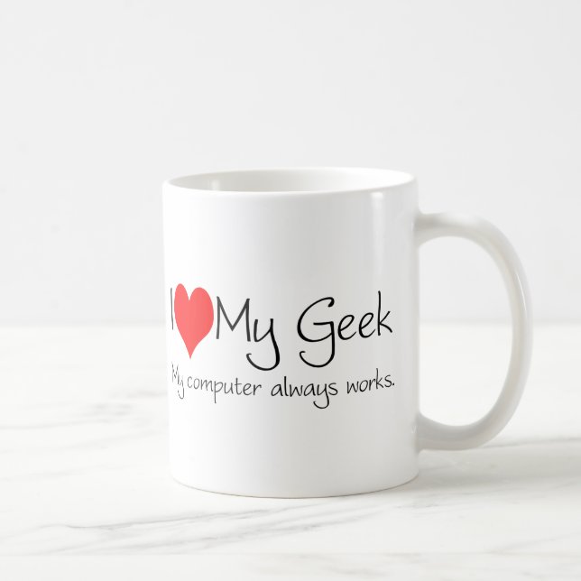 I love my geek coffee mug (Right)