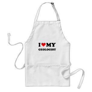 I Love My Geologist Standard Apron