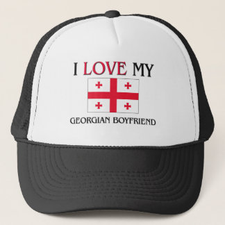 I Love My Georgian Boyfriend Trucker Hat