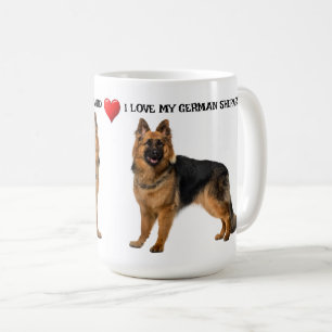 I Love My German Shepard Coffee Mug