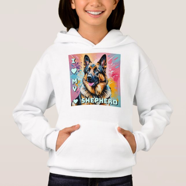 I love my German Shepherd (Front)