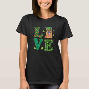 I Love My German Shepherd St Patricks Day Funny Do T-Shirt