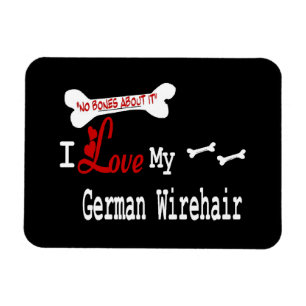 I Love My German Wirehaired Pointer Magnet