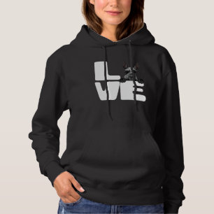I Love My Giant Schnauzer Dog Hoodie
