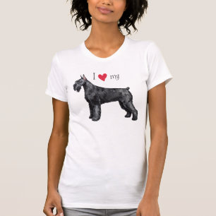 I Love my Giant Schnauzer T-Shirt