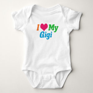 I Love My Gigi Baby Bodysuit