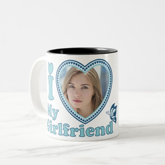 I love my Girl Friend Two-Tone Coffee Mug (Front Left)