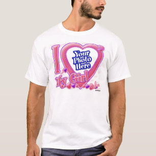 I Love My Girl pink/purple - photo T-Shirt