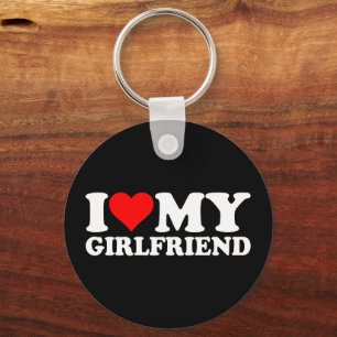 I Love My Girlfriend 1BK1 Key Ring