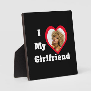 I Love My Girlfriend Bae Personalised Custom Photo Plaque