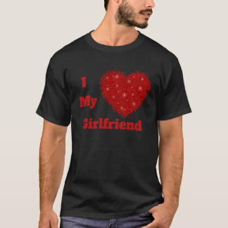 I Love My Girlfriend Bae Personalised T-Shirt