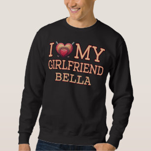 I love my Girlfriend Baseball Heart Sweatshirt