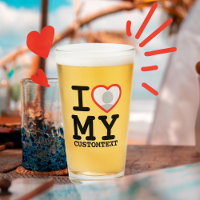 I Love My Girlfriend Boyfriend | Custom photo text