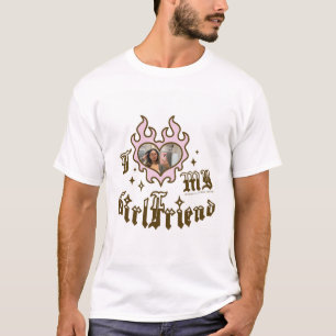 I Love My Girlfriend - Brown - DingusDesign T-Shirt
