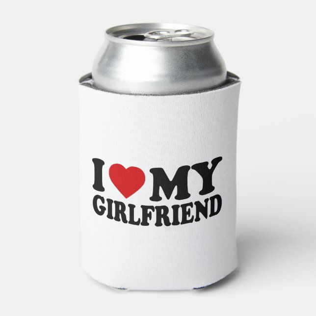 I love my girlfriend         can cooler (Can Front)