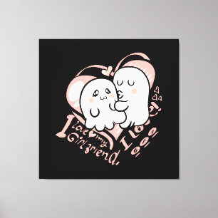 i love my girlfriend canvas print