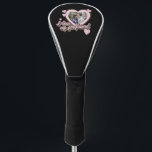 I Love My Girlfriend Custom Photo Golf Head Cover<br><div class="desc">I Love My Girlfriend Custom Photo Golf Cover. Perfect gift for valentines day,  anniversary or birthday. Features retro script font and hearts.</div>