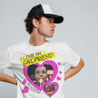 I love my Girlfriend custom photo text y2k