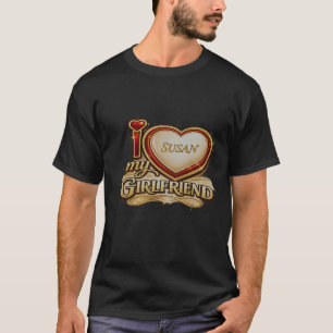 I Love My Girlfriend Custom T-Shirt