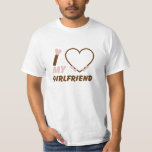 I Love My Girlfriend Custom T-shirt<br><div class="desc">Personalise your love with this "I Love My Girlfriend" custom T-shirt, a unique and thoughtful way to celebrate your relationship. This shirt allows you to add a personal touch, whether it’s her name, a meaningful date, or a special message. Made from soft, high-quality fabric, this T-shirt is designed for comfort,...</div>