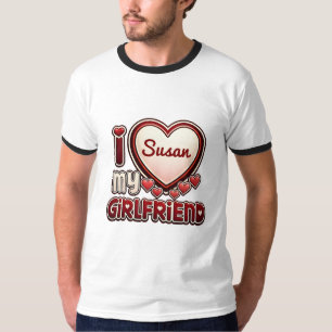 I Love My Girlfriend Custom T-Shirt