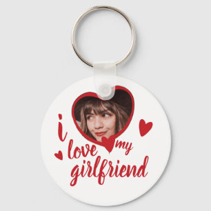 i love my girlfriend customise me key ring