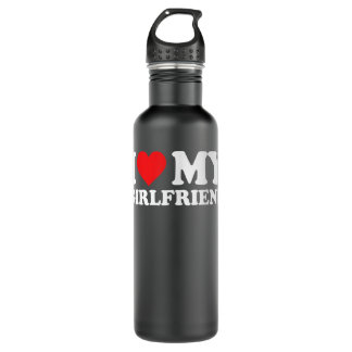 I Love My Girlfriend for Men and Boy  710 Ml Water Bottle