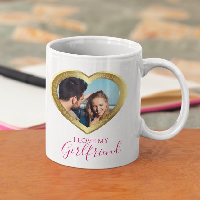 I love My Girlfriend Gift for Her Him Valentine Mug (Creator Uploaded)