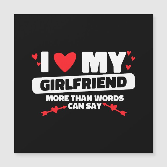 i love my girlfriend heart (Front)