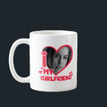 I Love My Girlfriend Heart Custom Photo Love Cute Coffee Mug<br><div class="desc">I Love My Girlfriend Heart Custom Photo Love Cute</div>