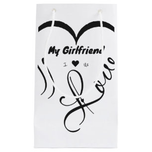 I Love My Girlfriend - I ♥ Us Small Gift Bag