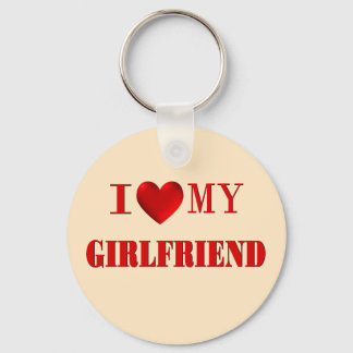 I Love My Girlfriend Key Ring
