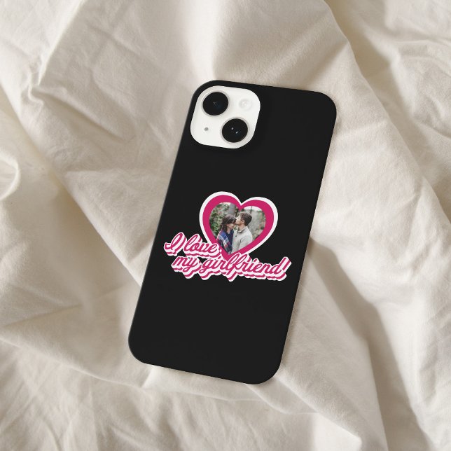 I Love My Girlfriend Personalised Custom Photo iPhone Case (Creator Uploaded)