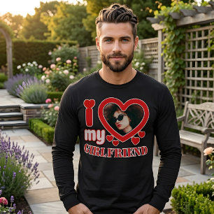 I Love My Girlfriend Personalised T-Shirt
