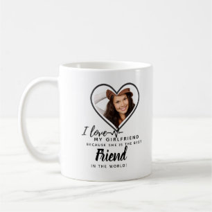 I Love My Girlfriend PHOTO BEST FRIEND Gift Coffee Coffee Mug