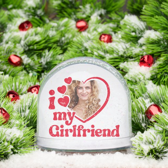 I Love My Girlfriend Photo  Snowglobe (Christmas)