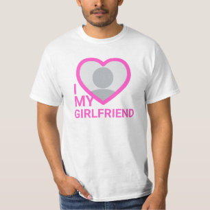 I Love My Girlfriend Photo T-Shirt