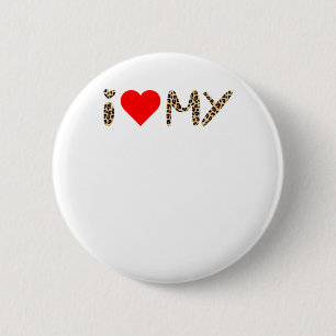I Love My Girlfriend Shirt I Heart My Girlfriend L 6 Cm Round Badge